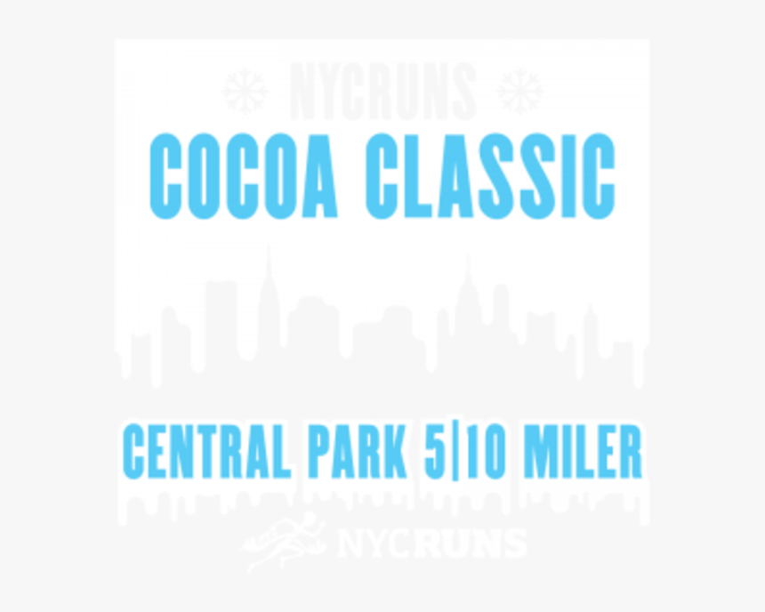 Nyc Runs Cocoa Classic Central Park 5 & 10 Miles - Skyline, HD Png Download