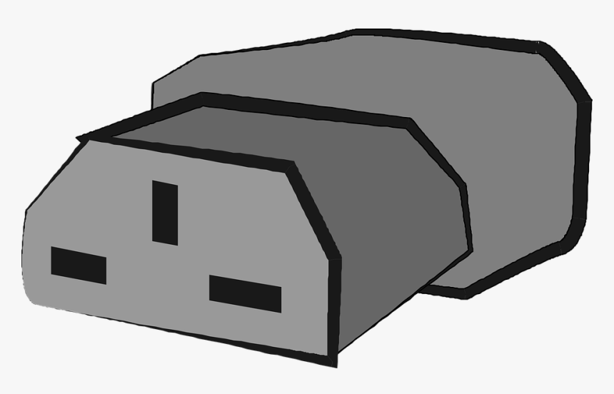 Clip Art Of Computer Plug - Ac Power Plugs And Sockets, HD Png Download