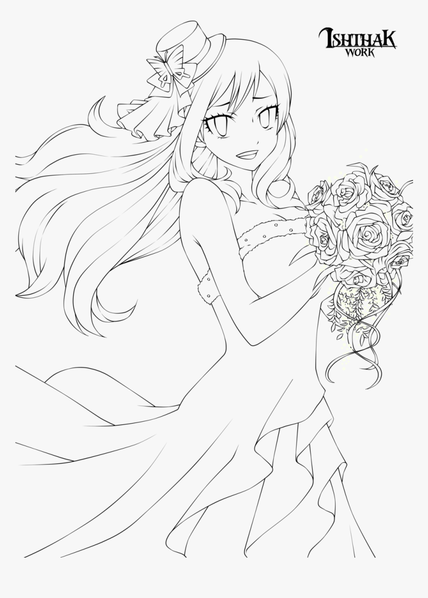 Clip Art Transparent Bride Drawing Line - Line Art, HD Png Download