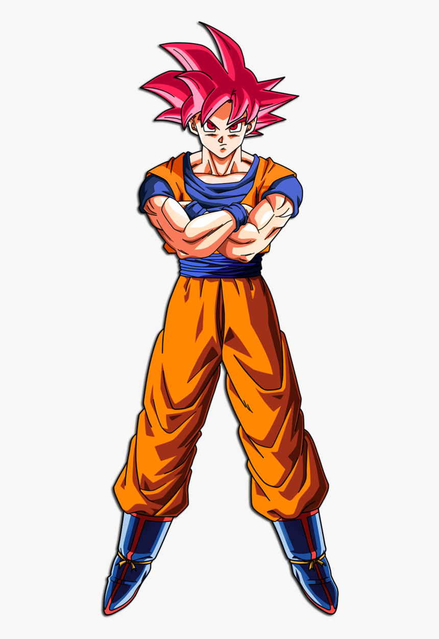 Goku Clipart Super Saiyan God - Goku Png, Transparent Png