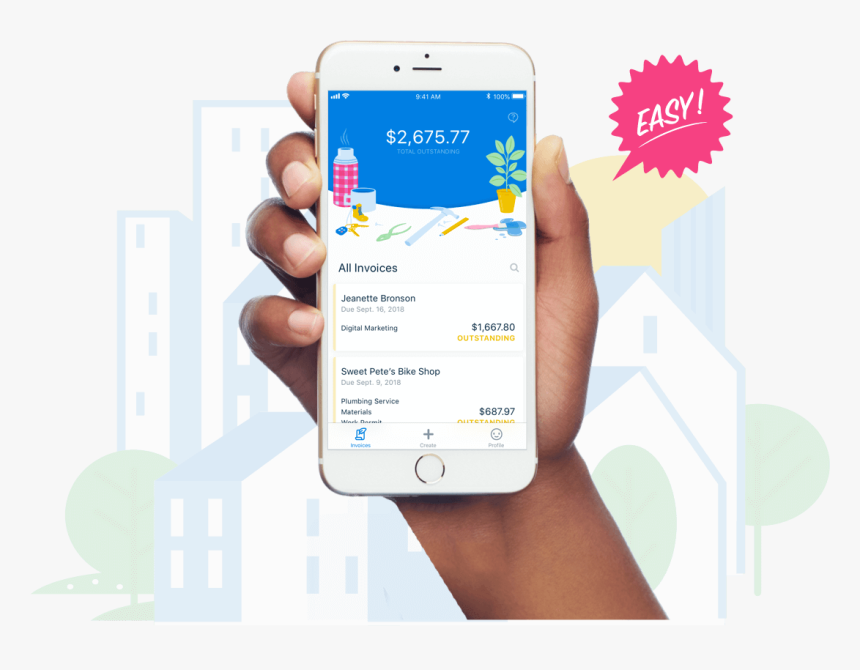 Invoice Page Design Mobile, HD Png Download