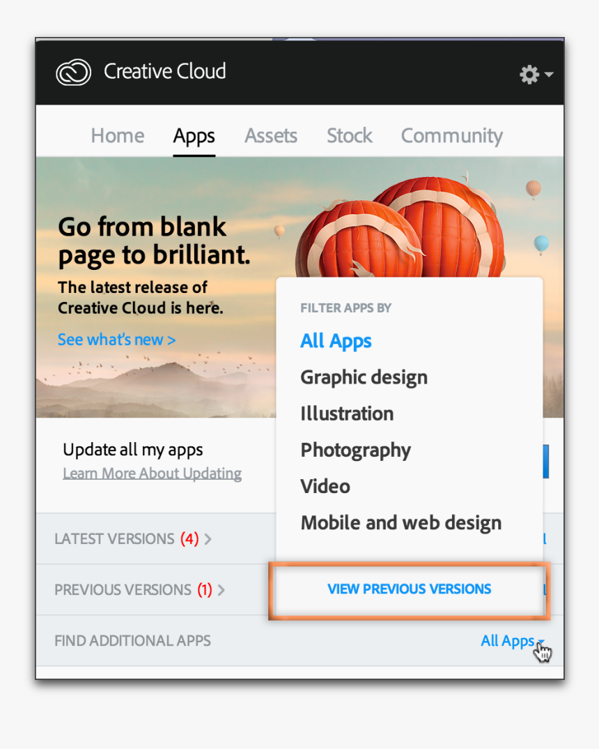 Adobe Creative Cloud Adobe Creative Cloud Update, HD Png Download