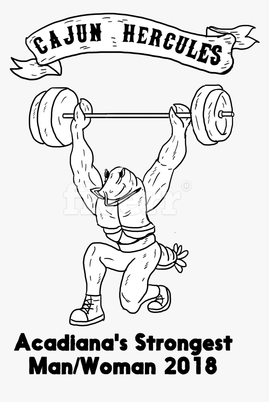 Transparent Weightlifter Png - Powerlifting, Png Download