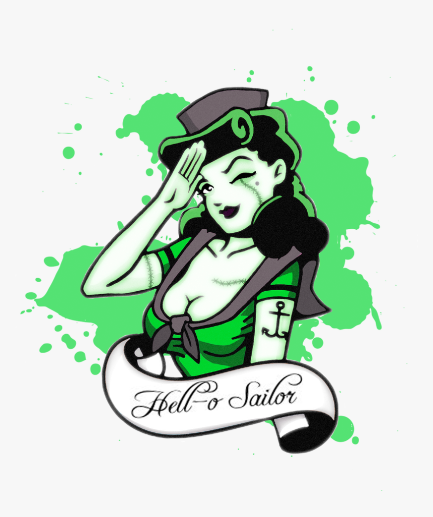 Sailor Clipart Pin Up - Hello Sailor Vector Png, Transparent Png