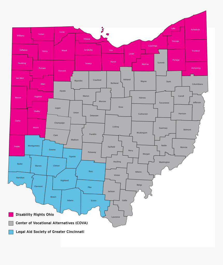 Wipa County Map - Ohio Precinct Map 2016, HD Png Download