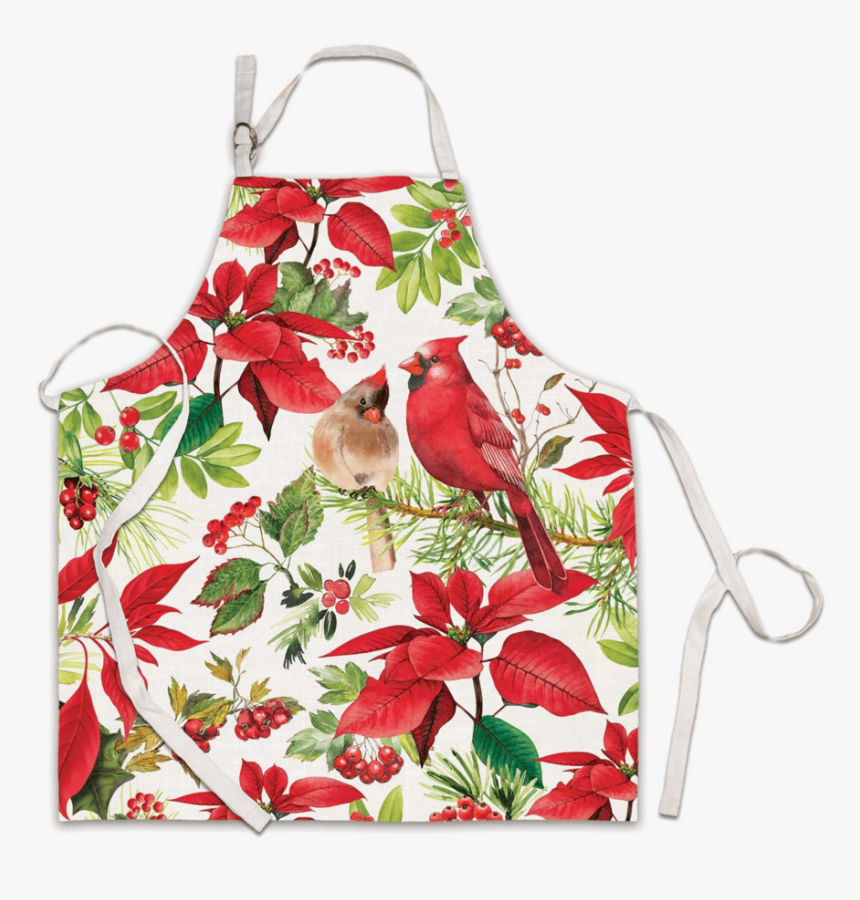 Apr328 Poinsettia Apron Product Shot 1, HD Png Download