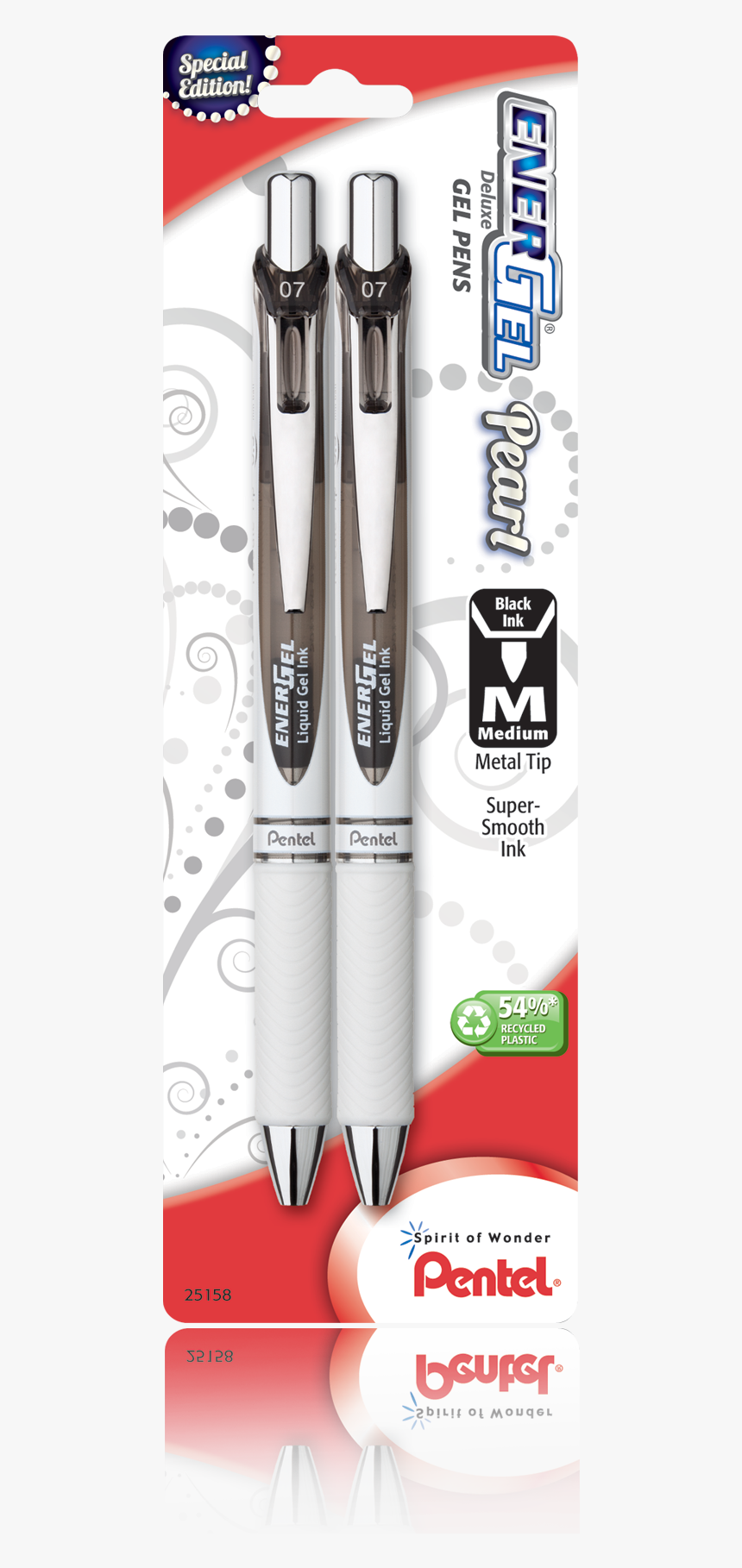 Transparent Ink Smudge Png - Needle Tip 0.5 Mm Pentel Energel Pearl Deluxe With, Png Download