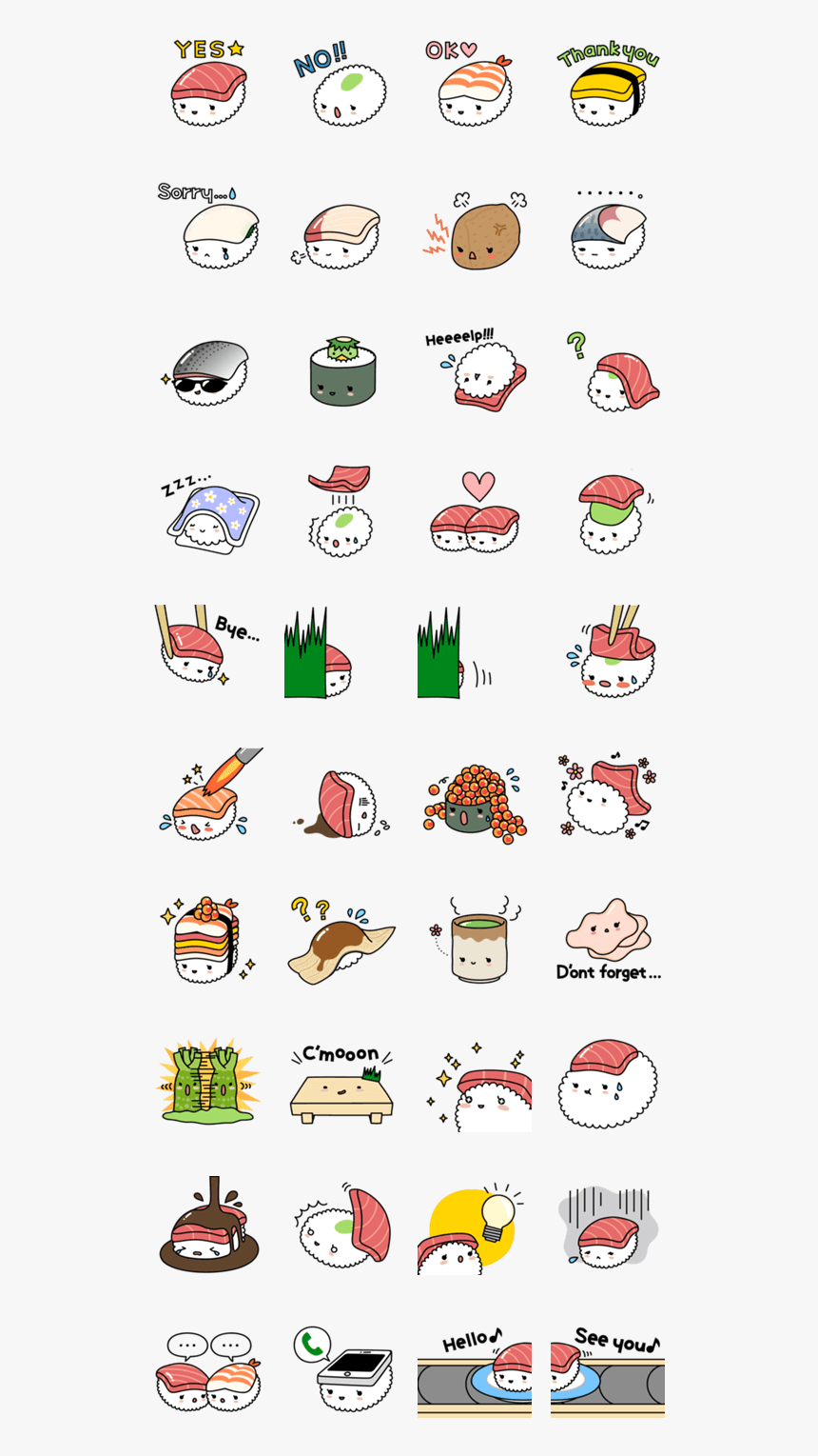 Sushiyuki Sticker Line, HD Png Download