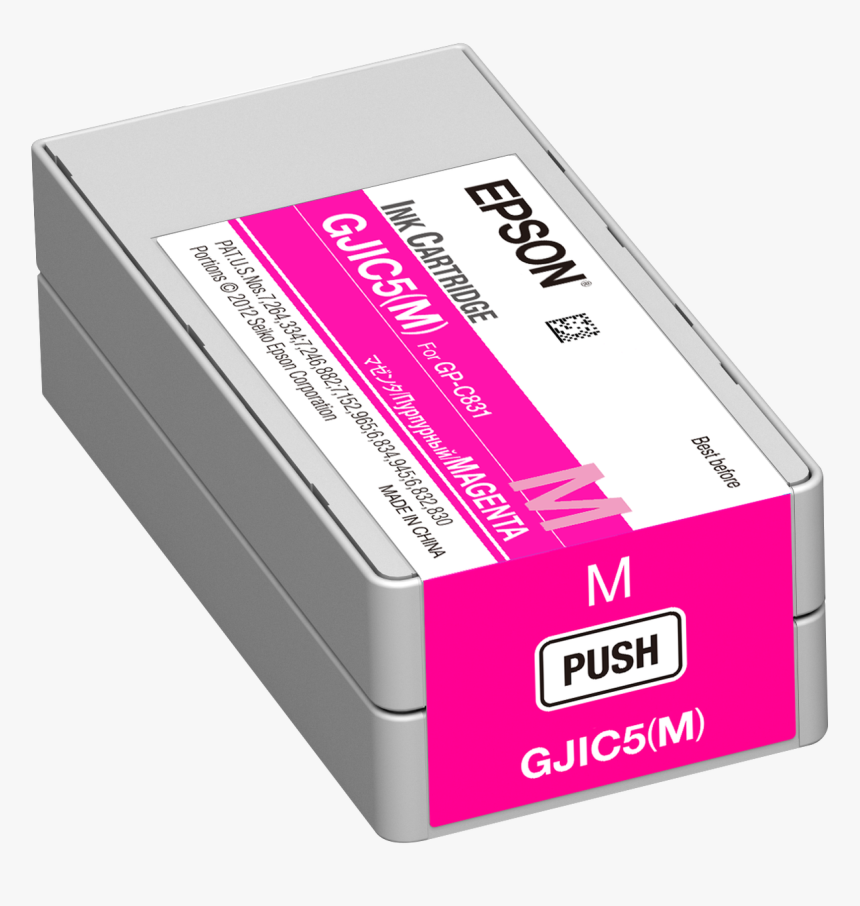 Epson Gp-c831 Magenta Ink Cartridge Gjic5 - Ink Cartridge, HD Png Download