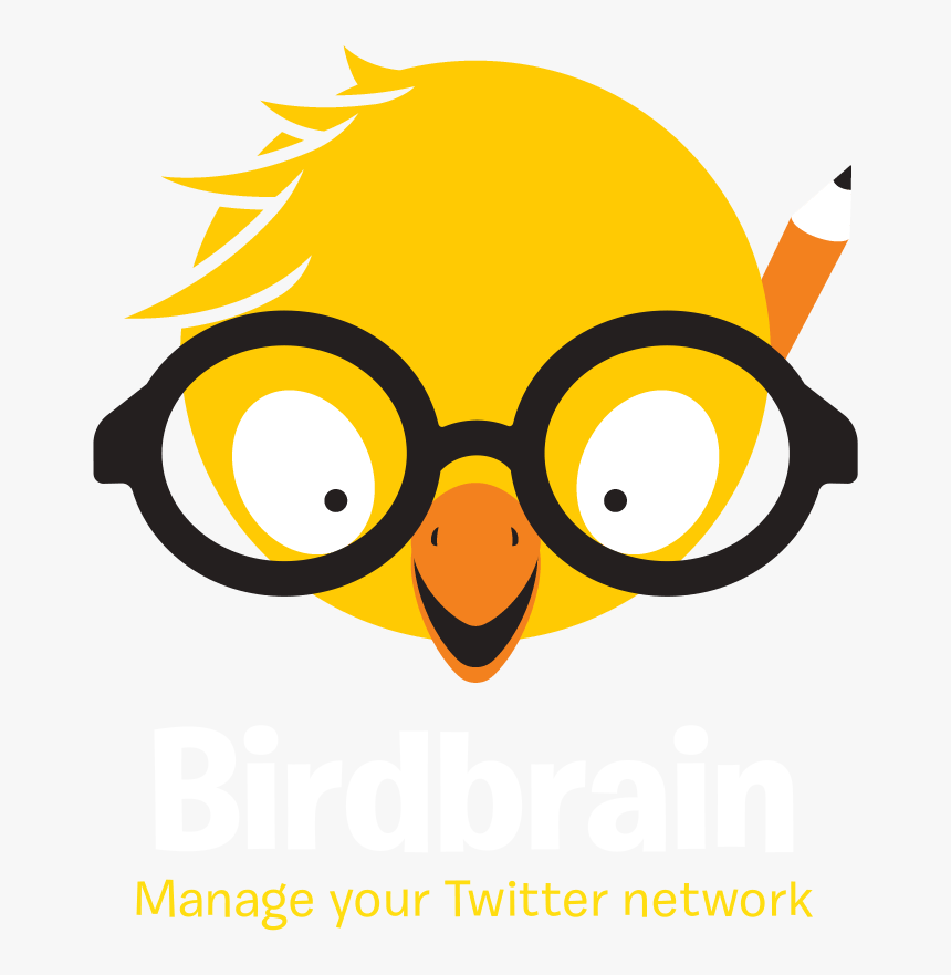 Birdbrain Manage Your Twitter Network - Bird Brain Application, HD Png Download