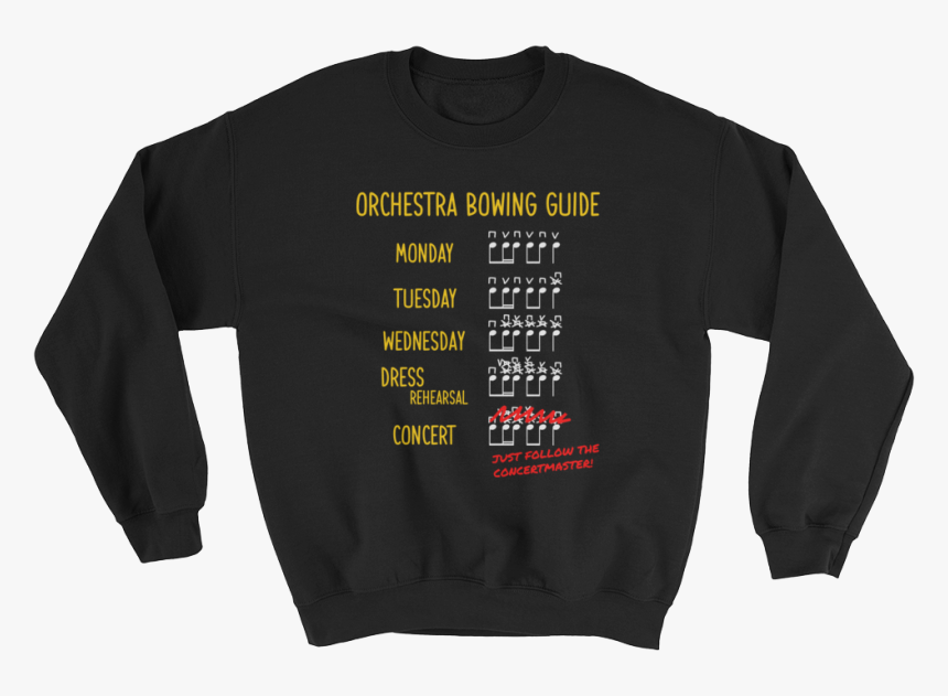Orchestra Bowing Guide Sweatshirt - Khalid American Teen Merch, HD Png Download
