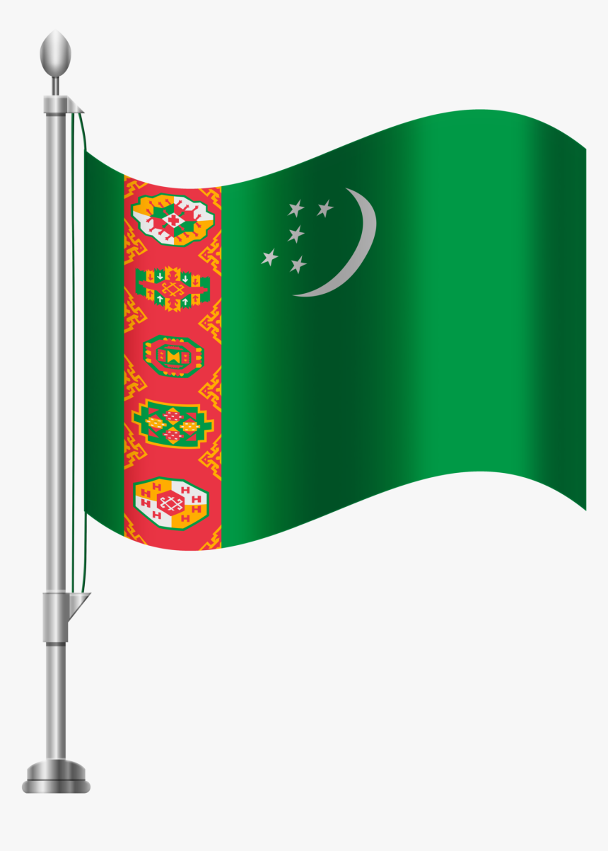 Turkmenistan Flag Png Clip Art - Flag Northern Mariana Islands, Transparent Png