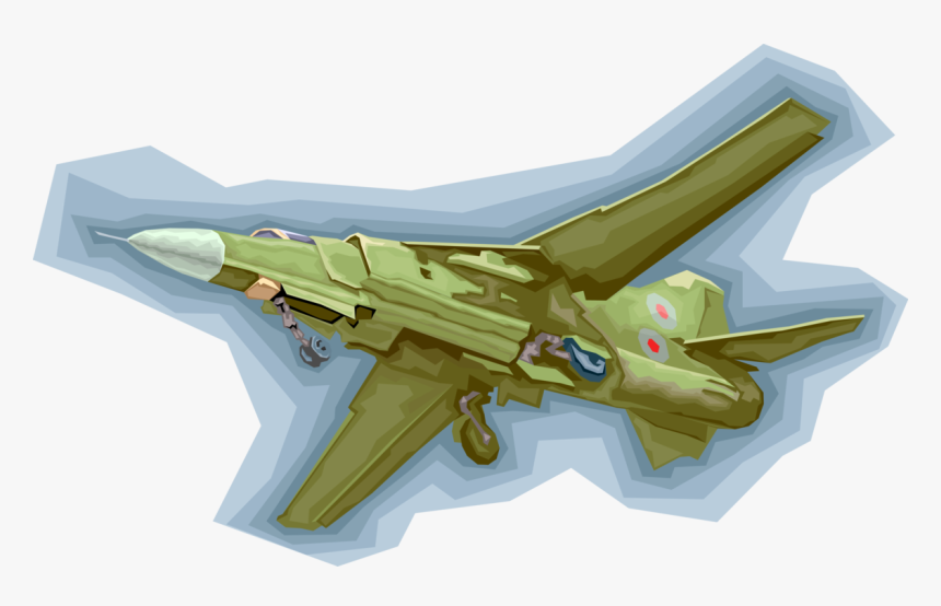 Vector Illustration Of Military Airforce Jet Airplane - Mcdonnell Douglas F/a-18 Hornet, HD Png Download