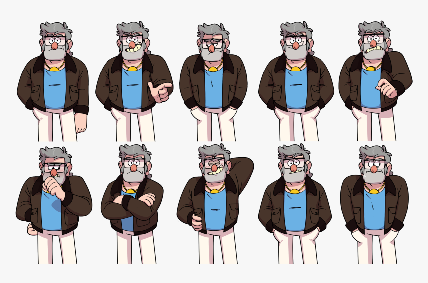 Grunkle Dating Sim Stan, HD Png Download