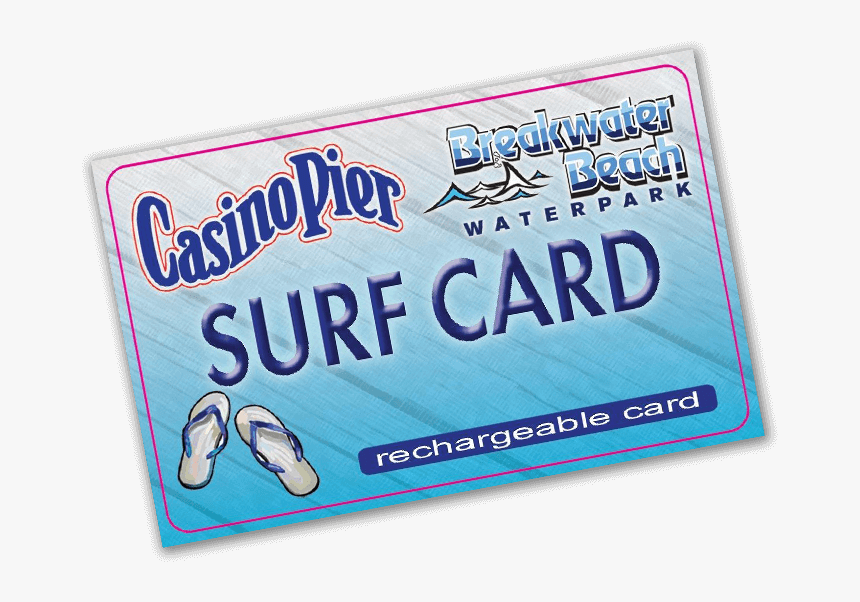 Casino Pier Breakwater Beach Surf Card - Casino Pier Surf Card, HD Png Download