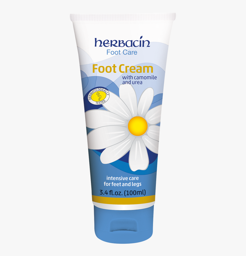 Herbacin Foot Care Foot Cream - Herbacin Kamille Hand Cream 100ml, HD Png Download