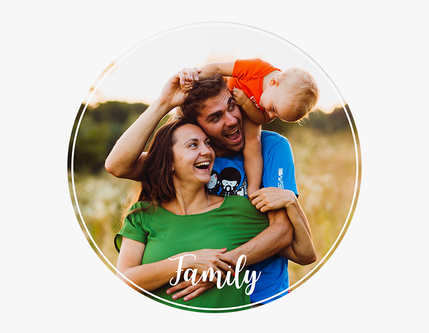 Family Round Mouse Pad 
title Family Round Mouse Pad - Mousepad, HD Png Download