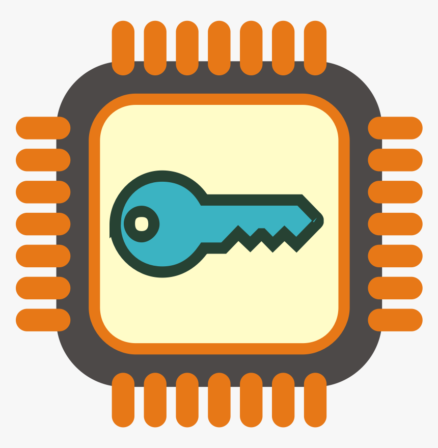 Pgb Chip Crypto 3 - Microprocessor Clip Art, HD Png Download