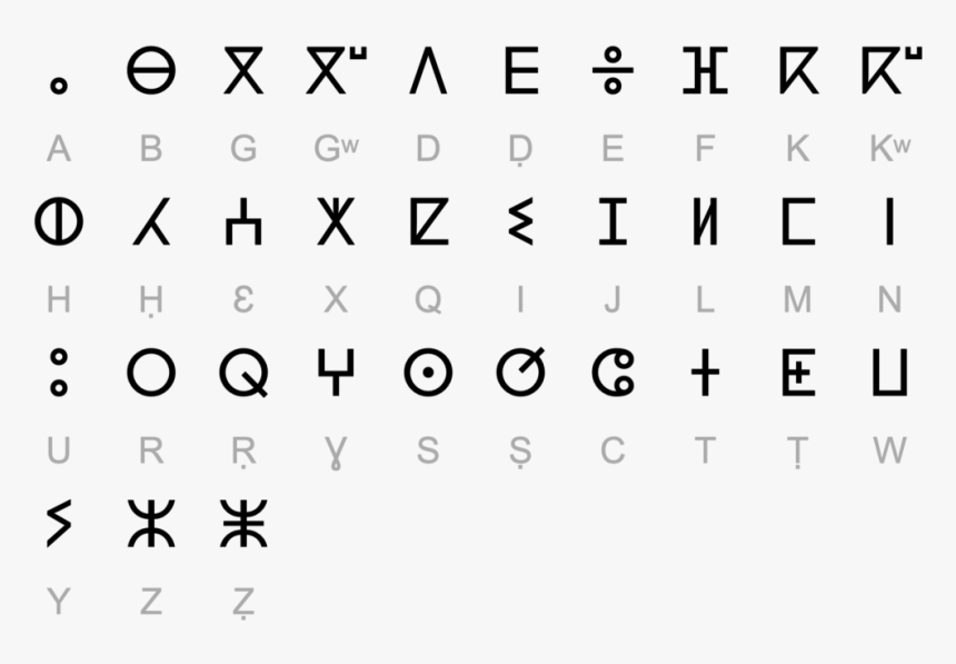 Escritura Bereber, HD Png Download