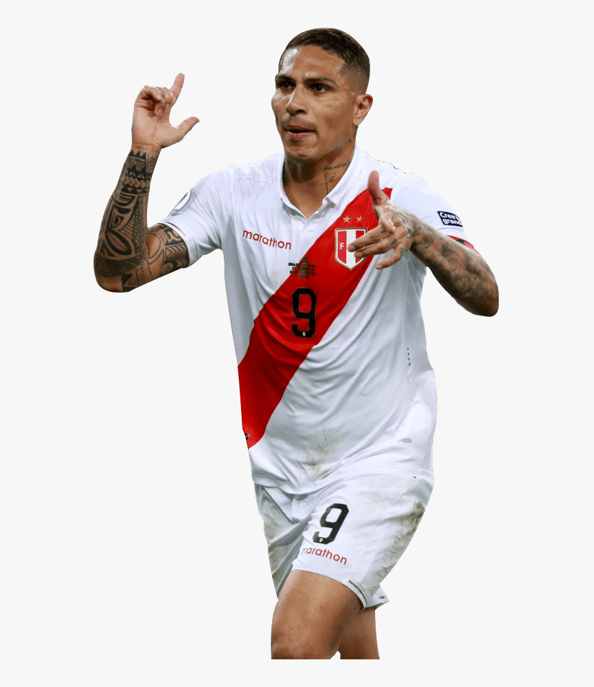 Paolo Guerrero render - Player, HD Png Download