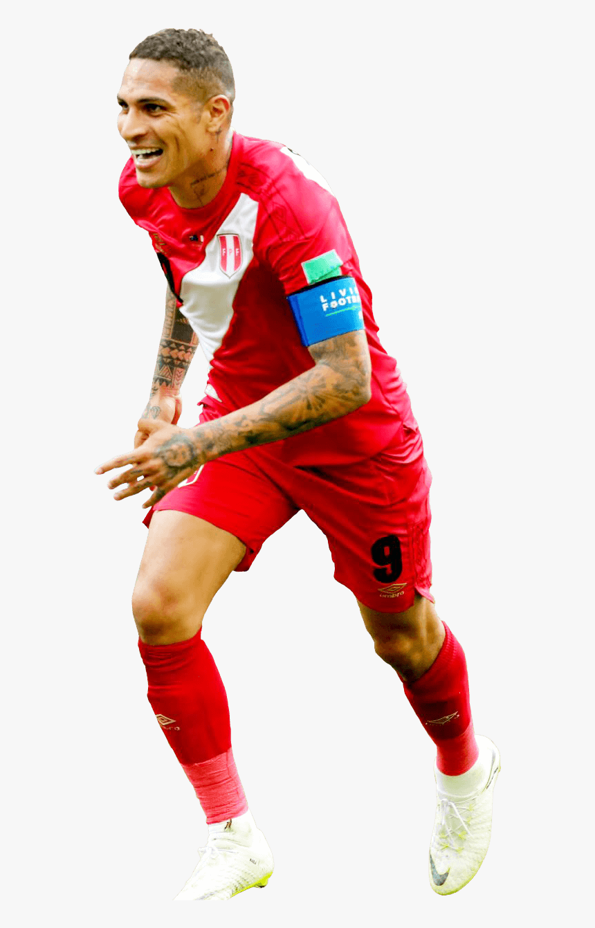 Paolo Guerrero render - Kick Up A Soccer Ball, HD Png Download