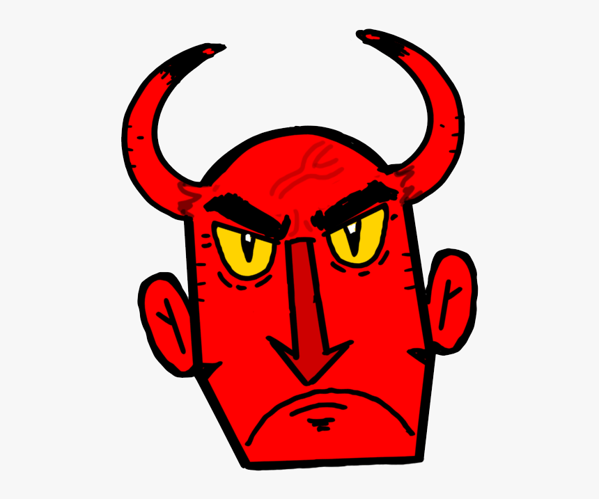 Devil Horns Png Transparent Gif - Demon Face Transparent Gif, Png Download