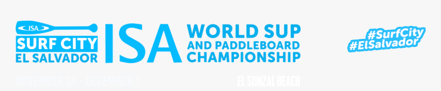 2019 Surf City El Salvador Isa World Sup And Paddleboard - Graphic Design, HD Png Download