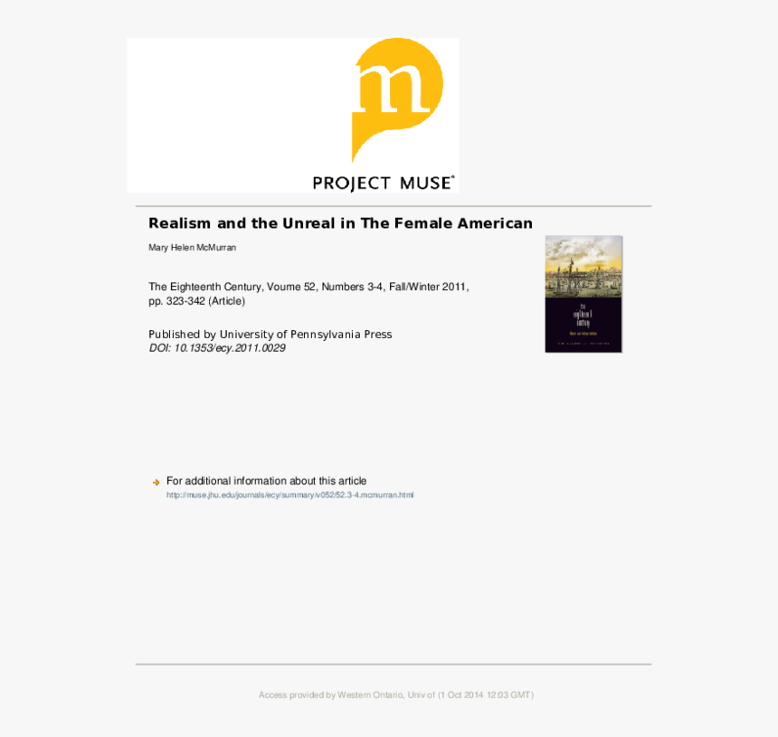 Project Muse, HD Png Download