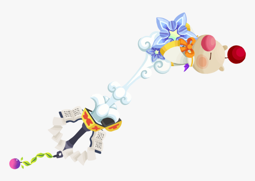 Moogle O Glory Keyblade, HD Png Download