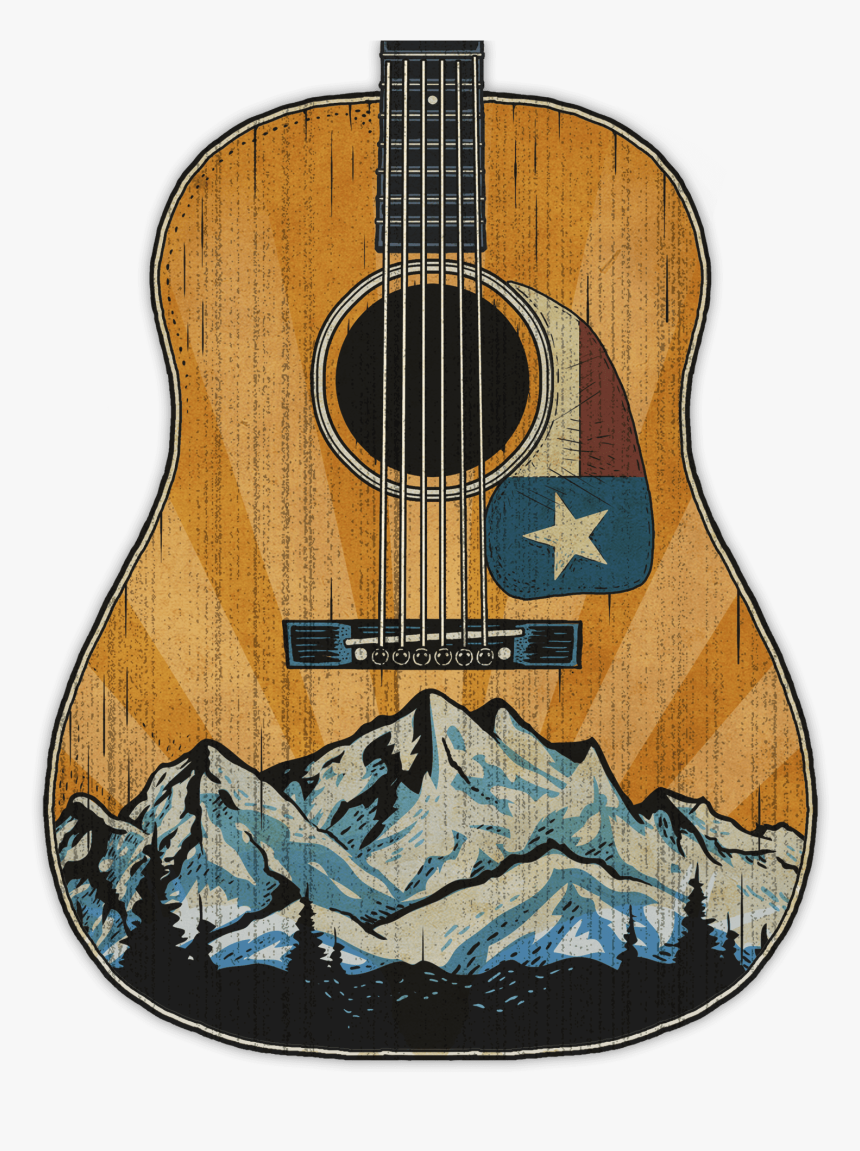 Acoustic Guitar, HD Png Download
