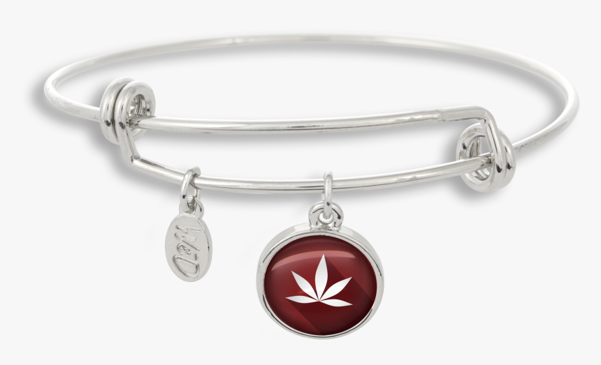 Cannabis Icon O Pop Collection Adjustable Bangle Bracelet, HD Png Download
