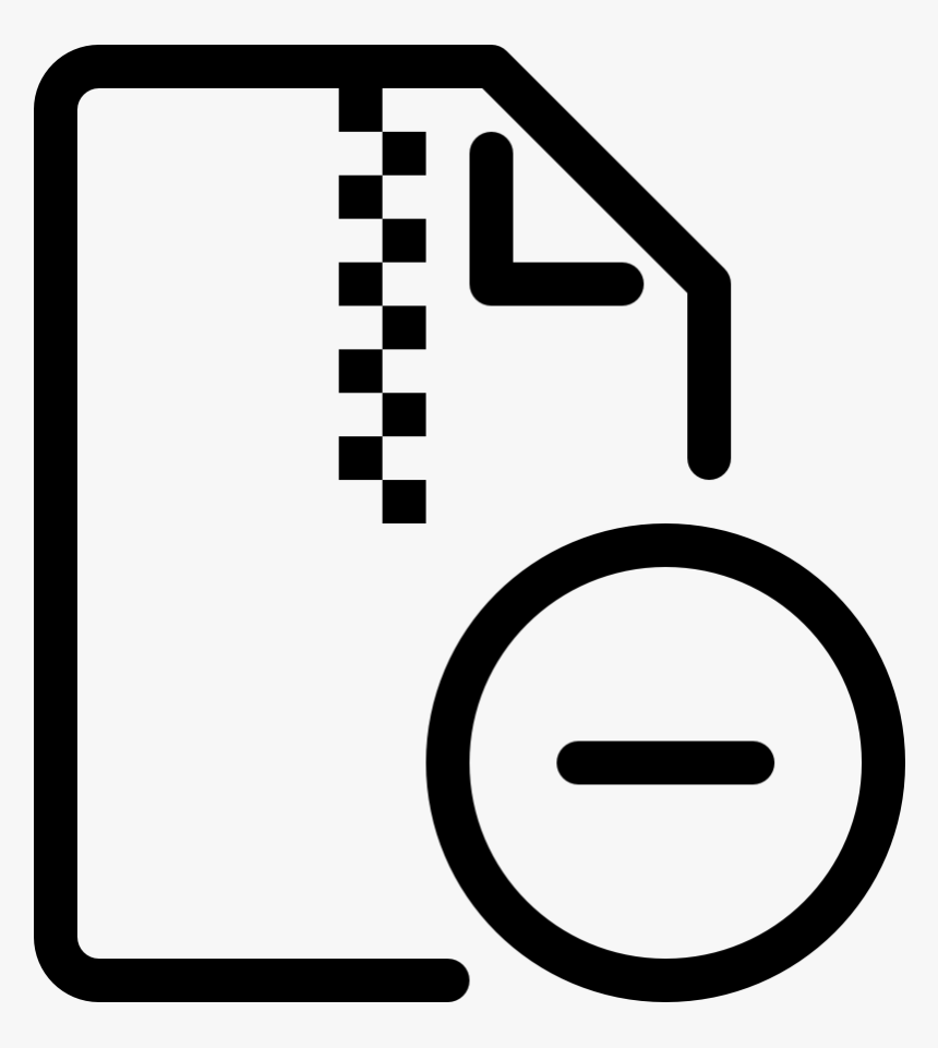 Zip Action Minus, HD Png Download