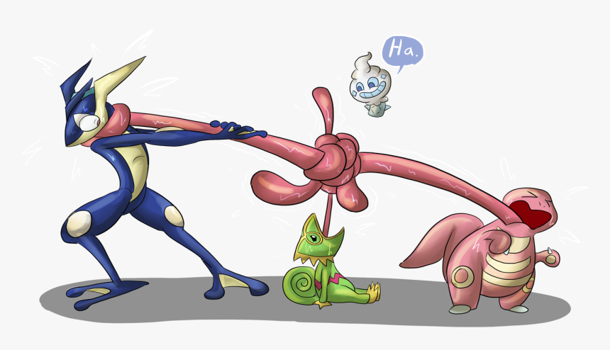 Transparent Cartoon Tongue Png - Greninja Tongue In Mouth, Png Download