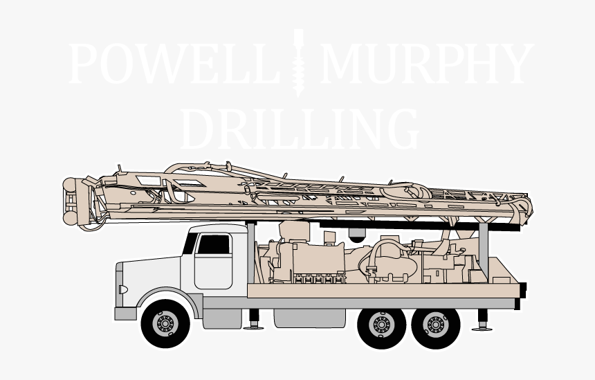 Powell And Murphy Drilling - Truck, HD Png Download