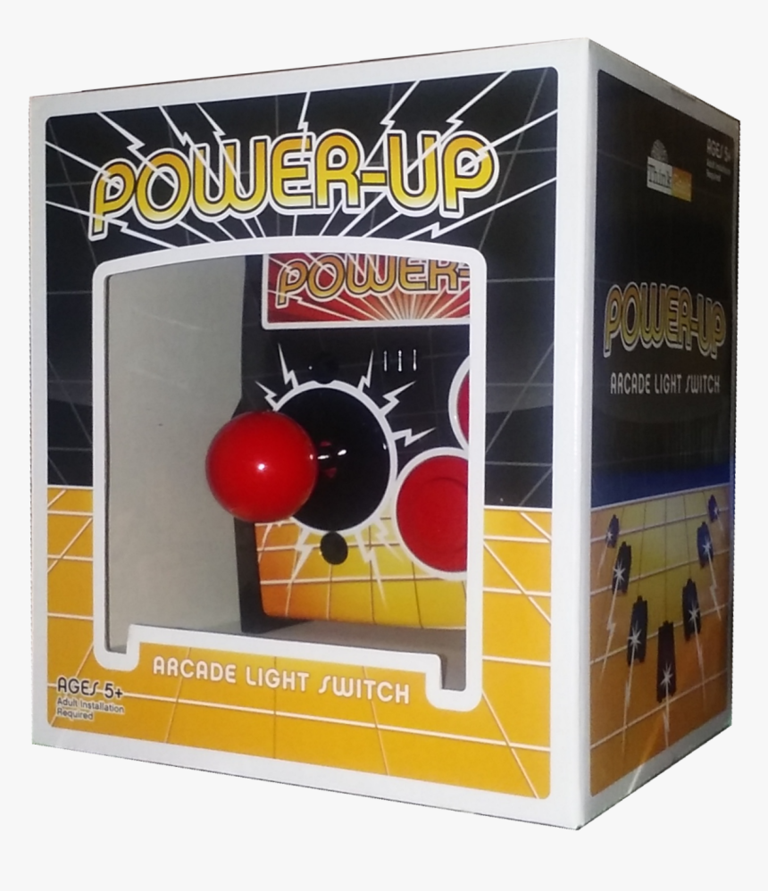 Power-up Arcade Light Switch - Ladder Golf, HD Png Download