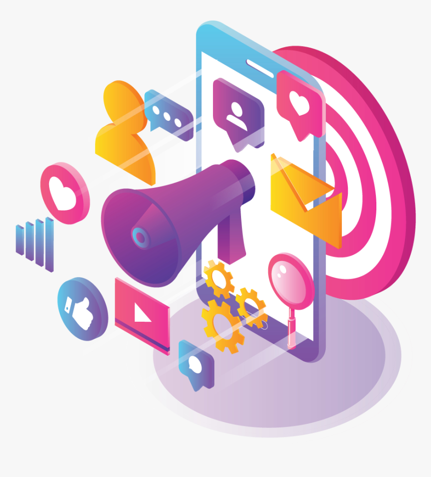 Digital Marketing Ico, HD Png Download
