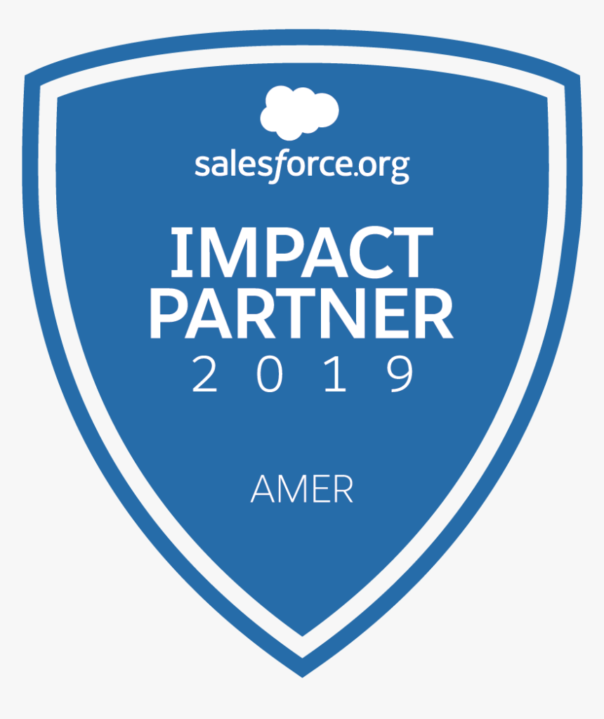 Org Impact Partner Badge - Salesforce Impact Partner 2018, HD Png Download