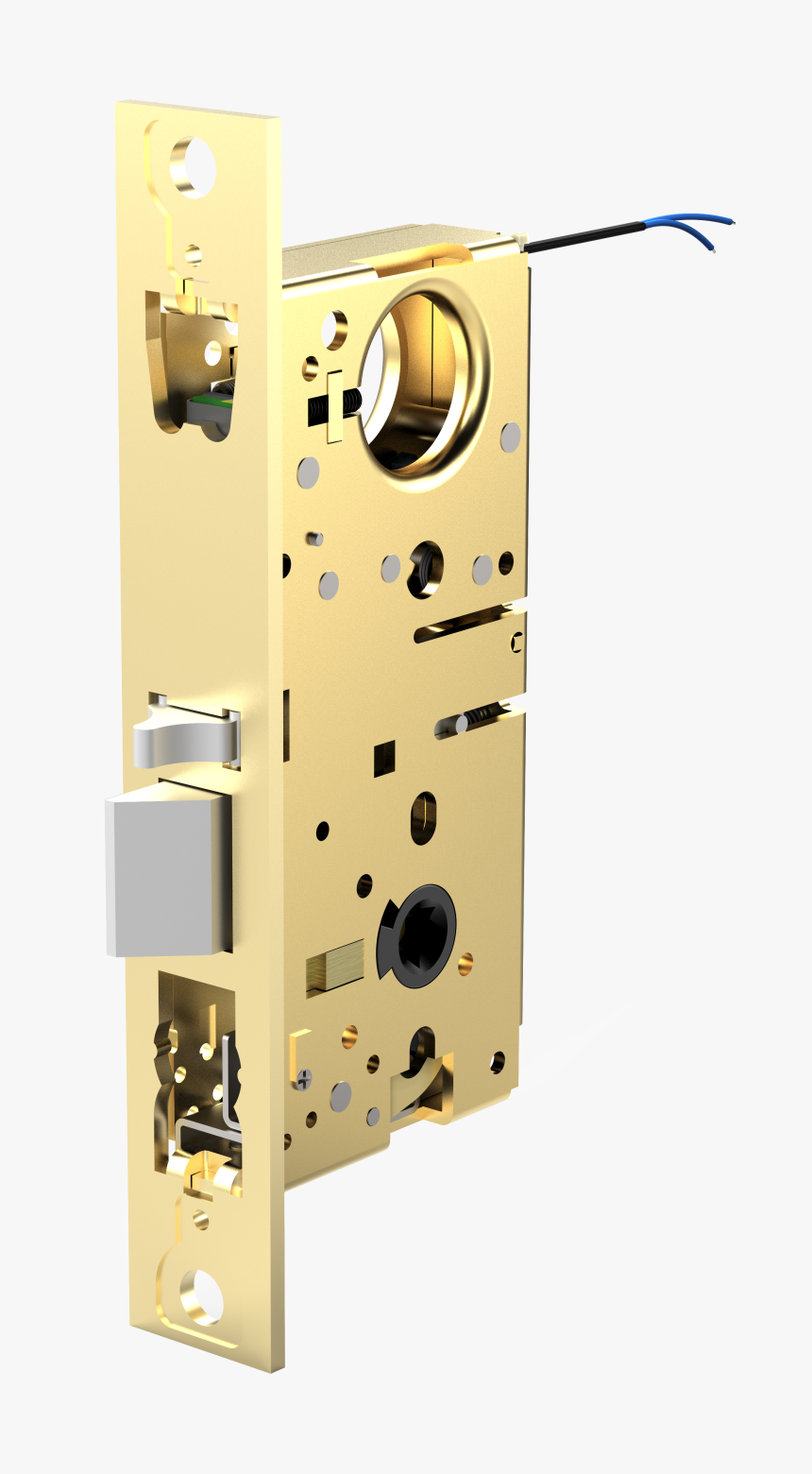 Narrow Stile Door Hardware With Schilage Outside Trim, HD Png Download