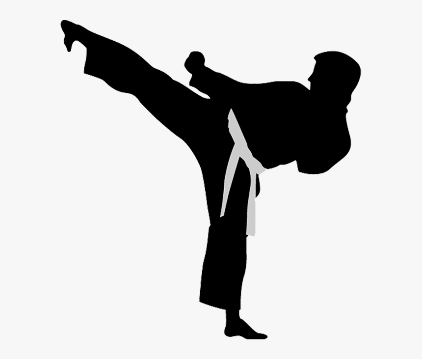 Kickboxing Clip Art - Kickboxer Silhouette, HD Png Download