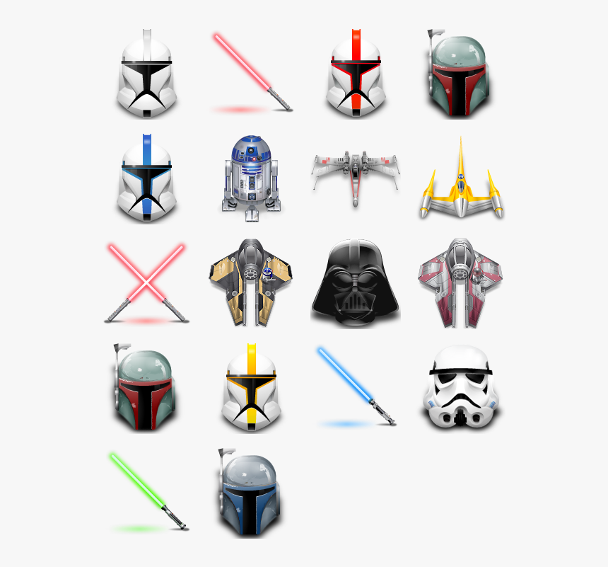 Star Wars Icons , Png Download - Star Wars Png Icons, Transparent Png