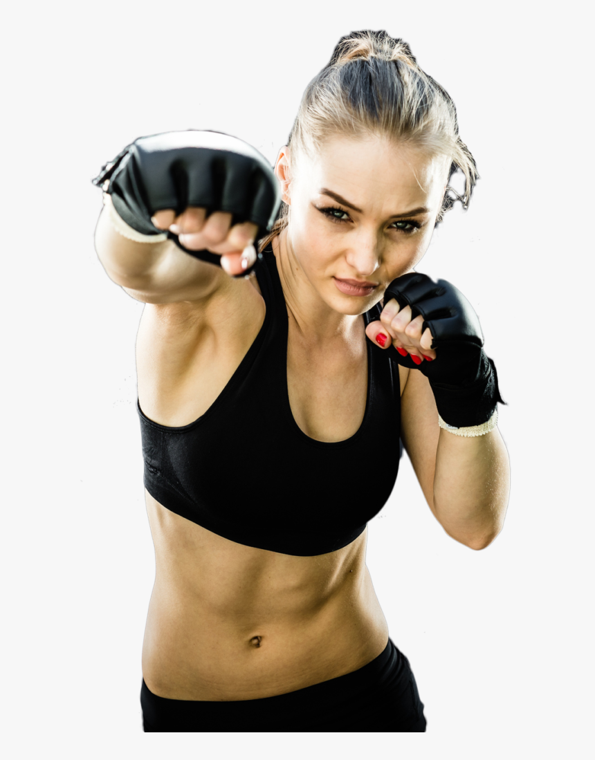 Women Punching, HD Png Download