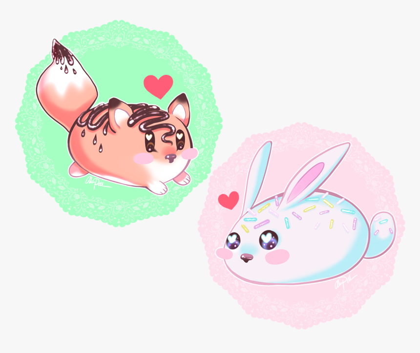 Mochi Animals - Illustration, HD Png Download