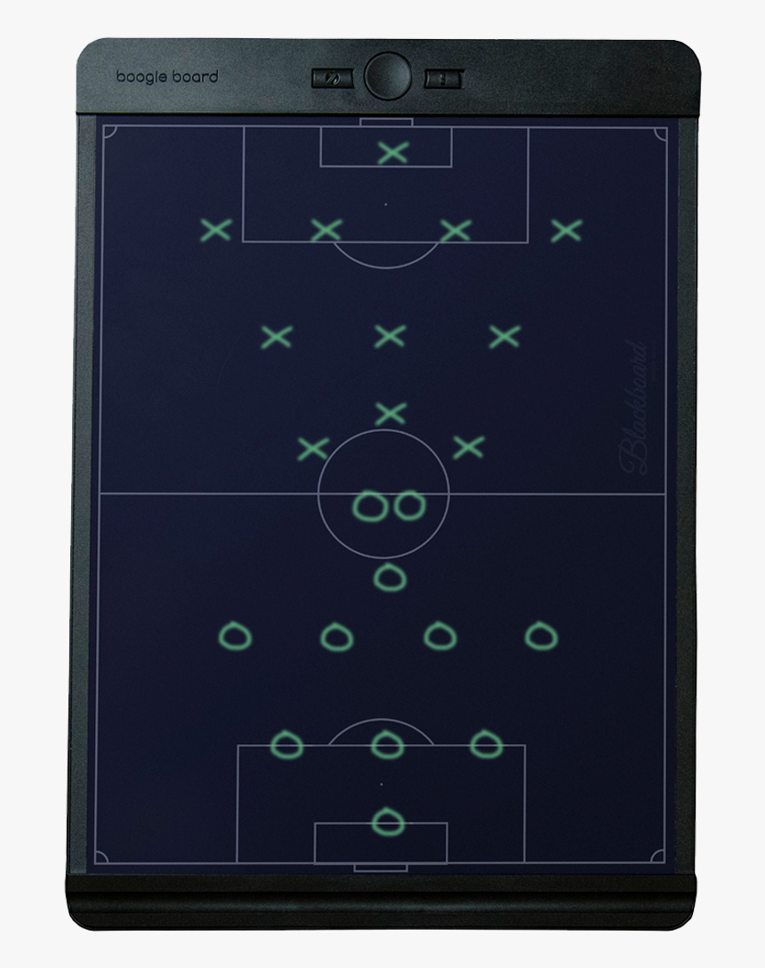 Blackboard™ Coach S Board Front View With Writing Soccer - Smartphone, HD Png Download
