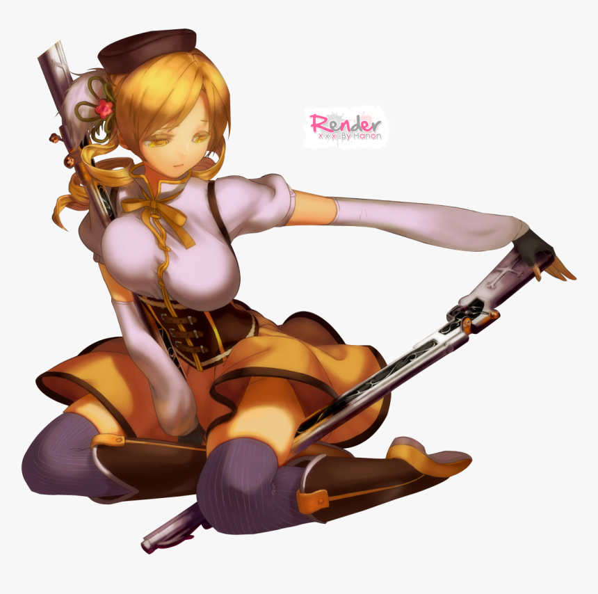 Png-tomoe Mami - Cartoon, Transparent Png