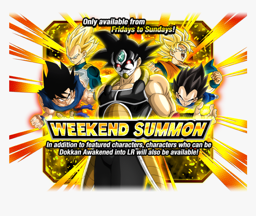 Transparent Buuhan Png - Dokkan Battle Weekend Summon, Png Download