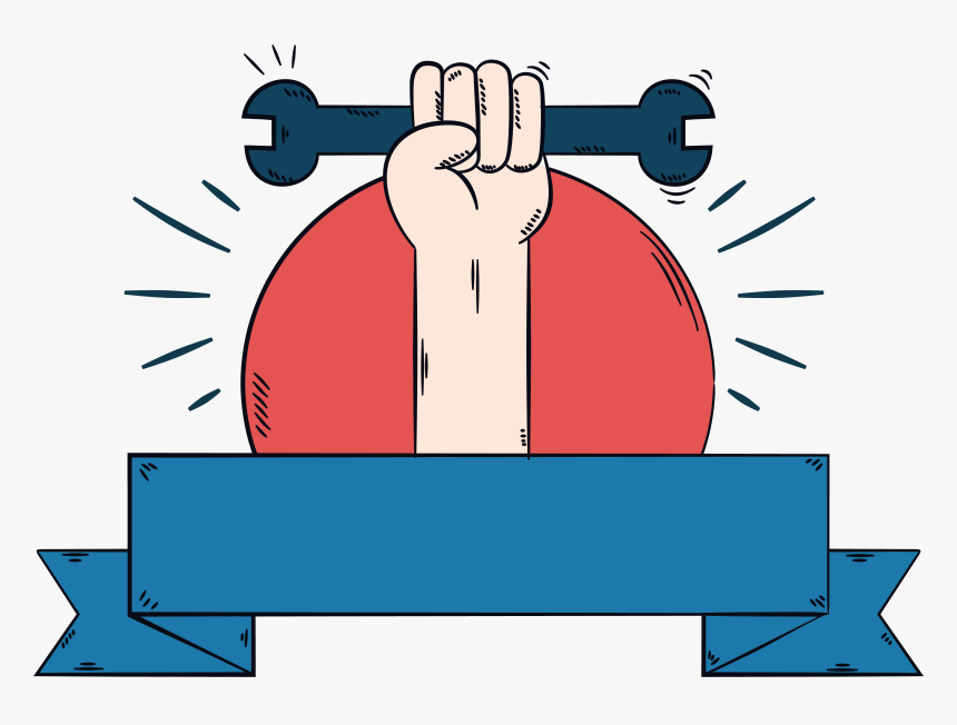 Wrench Clipart Fist, HD Png Download