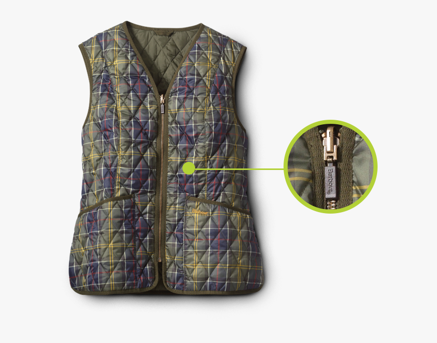 Barbour Womens Gilet Tartan, HD Png Download