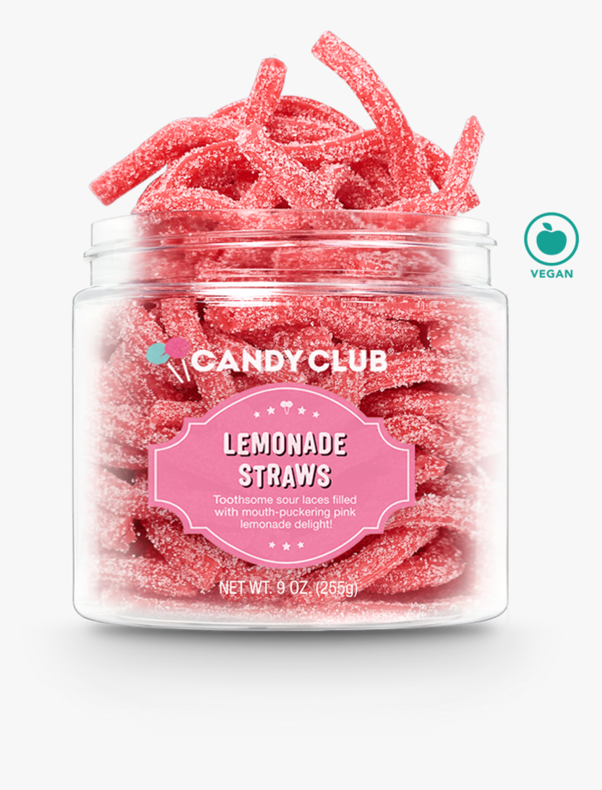 Candy Club - Lemonade Straws - Candy Club Lemonade Straws, HD Png Download