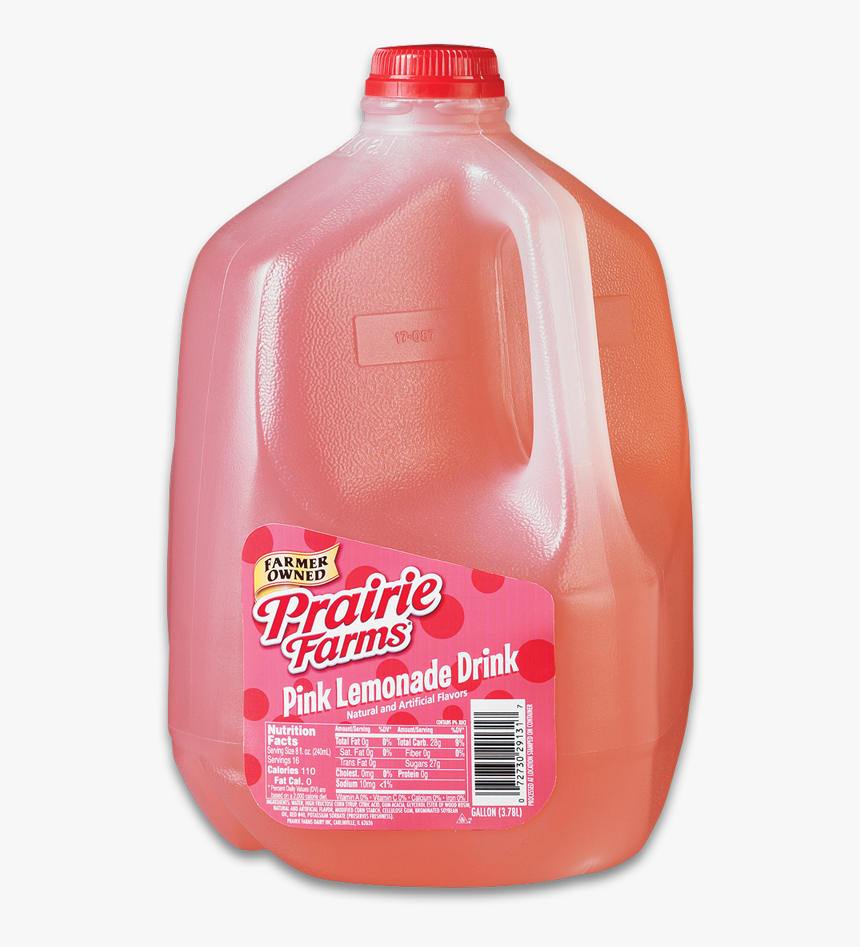 Pink Lemonade - Prairie Farms Pink Lemonade Drink, HD Png Download