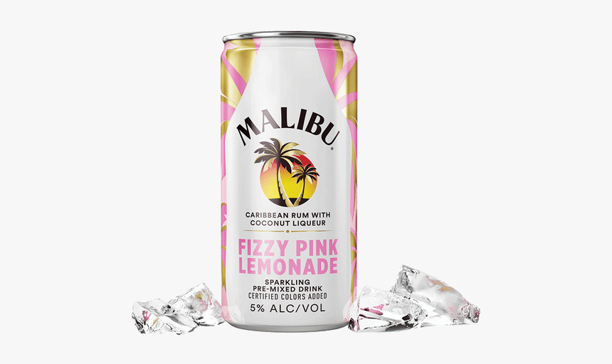 Malibu Pink Lemonade Cocktail Rtd Malibu Pina Colada Cans Hd Png Download Transparent Png Image Pngitem